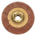 CRIMPED WIRE WHEEL BRUSH,6 IN.,1 IN. W